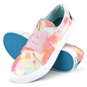 Tie-Dye Slip-on Sneakers Sz 7 Low-Top Shoes